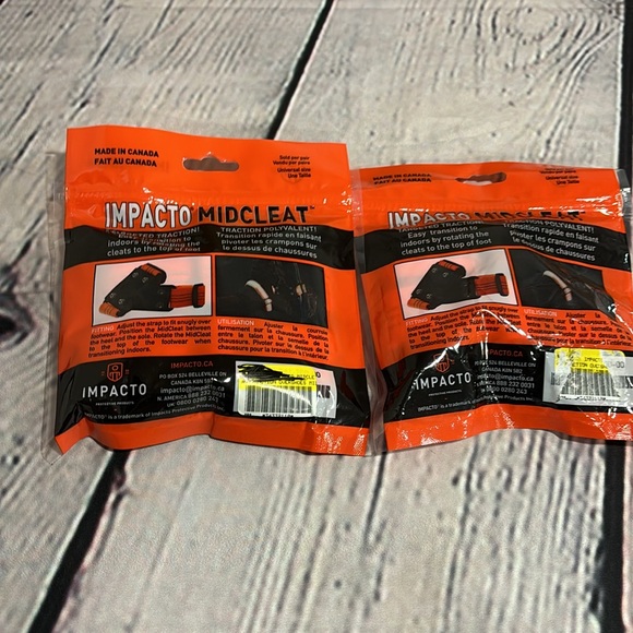 Bundle of 2 Impacto Midcleat Ice Snow Traction Cleats For Snow & Ice Safety - - Picture 4 of 6